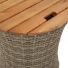 vidaXL Tavolini da giardino 2 pezzi con piano in legno Anteprima dell’immagine prodotto 9