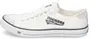 A single white canvas sneaker is shown from the side against a white background. Produktbild-Vorschau