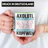 Trendation - Axolotl Tasse Geschenk Schwanzlurch Produktbild-Vorschau 2