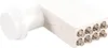 A white satellite LNB with multiple connectors. Podgląd zdjęcia produktu