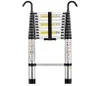 A fully extended telescopic ladder shown against a white background. Voir les images du produit