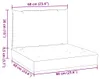 vidaXL Cuscino Pallet 2 pezzi tessuto Oxford beige Anteprima dell’immagine prodotto 8