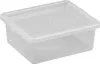 plast team Aufbewahrungsbox BASIC BOX 52 Liter transparent Produktbild-Vorschau 2