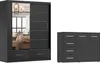 2er SET Schwebetürenschrank FLORENCE mit Spiegel 150 cm und Produktbild-Vorschau 1