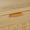 Relaxdays TV-Lowboard, ratanový design, televizní stolek Náhled obrázku produktu 8