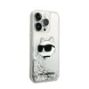 A Karl Lagerfeld iPhone 14 Pro Max case with a glitter effect and a Choupette Head design. Produktbild-Vorschau