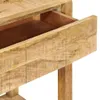 vidaXL Konzolový stolík s 2 zásuvkami 110x35x75 cm Masívne Náhľad obrázku produktu 6