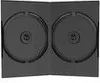 25 DVD CD Hüllen 14mm 2fach 2er black Produktbild-Vorschau 1