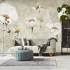 Muralo Selbstklebende Fototapete BLUMEN Pflanzen Retro Stil Produktbild-Vorschau 8