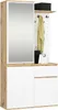 BDW, ENTRO Flurgarderobe-Set mit Spiegelschrank, Produktbild-Vorschau 1