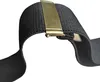 A close-up of a black suspender with a gold-colored metal clip. Anteprima dell’immagine prodotto