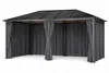 4iQ Hardtop Gartenpavillon 3x6 m mit Polycarbonatdach & Produktbild-Vorschau 8