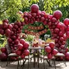 Ballonnen, rood, bordeaux, 100 stuks, latex, voor Productafbeelding-voorbeeld 4