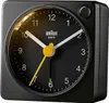 A close-up studio shot of a black Braun alarm clock. Anteprima dell’immagine prodotto