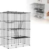 LZQ Grande cage pour chats d'intérieur & d'extérieur Voir les images du produit 1