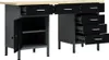 A workbench with drawers and a cabinet. Náhľad obrázku produktu
