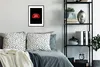 MuchoWow® MuchoWow® Gerahmtes Poster Lippen - Geld - Rot Produktbild-Vorschau 2