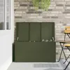 vidaXL Bac de stockage extérieur Olive Vert 100 x 50,5 x 50 Voir les images du produit 4