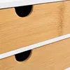 Relaxdays, caja con cajones, bambú y MDF, 3 cajones, Vista previa de la imagen del producto 9