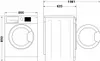 Whirlpool FFB 116 SILVER IT, Frontlader, 11 kg, B, 76 dB, Produktbild-Vorschau 2