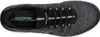 A top-down view of a black and white Skechers sneaker. Produktbild-Vorschau