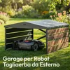 CASABEL Garage per robot tagliaerba in acciaio zincato nero Anteprima dell’immagine prodotto 3