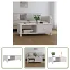 The Living Store Couchtisch HAMAR Weiß 100x55x35 cm Produktbild-Vorschau 9