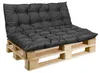 Set tuinkussens 120/80 cm + 120/40 cm voor palletbank, Productafbeelding-voorbeeld 4