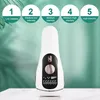 A white IPL hair removal device is displayed in front of a soft green background with palm leaf shadows. Podgląd zdjęcia produktu