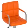vidaXL Tabouret de bar 2 pcs. Simili cuir orange Voir les images du produit 9
