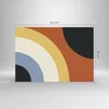 Bilder auf glas - Einteilig - Abstraktion die Farben Radius Produktbild-Vorschau 3