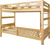 A wooden bunk bed with a ladder, shown from the side against a white background. Anteprima dell’immagine prodotto