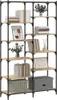 vidaXL Bücherregal Sonoma Eiche 100x32x170 cm Holzwerkstoff Produktbild-Vorschau 3