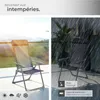 4 chaises de jardin pliantes en aluminium avec appui-tête - Voir les images du produit 7