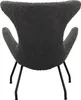 SalesFever Relaxsessel | Bezug Teddyfell | Gestell Metall Produktbild-Vorschau 5