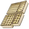 Beige Unterwäsche-Organizer-Set mit 4 faltbaren Produktbild-Vorschau 4