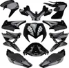 Zestaw owiewek (11-częściowy) czarny do Yamaha Aerox 50 MBK Podgląd zdjęcia produktu 1