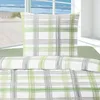 Traumschlaf Seersucker Bettwäsche Bari lind 155x220 cm + Produktbild-Vorschau 3