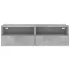 The Living Store TV-Wandschrank Betongrau 100x30x30 cm Produktbild-Vorschau 8