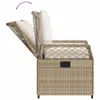 Design 9-tlg. Garten-Essgruppe mit Kissen Beige Poly Produktbild-Vorschau 5
