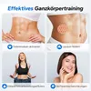 A collage of four images showcasing the benefits of a fitness product, with text overlays describing features. Produktbild-Vorschau