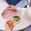 b.box Snackbox Spearmint, auslaufsicher, 2 Fächer, flexible Produktbild-Vorschau 6