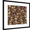MuchoWow® Gerahmtes Poster Blumen - Schmetterling - Design Produktbild-Vorschau 1