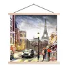 MuchoWow® Textilposter Gemälde - Paris - Frankreich - Öl Produktbild-Vorschau 1