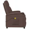 Side view of a brown massage chair. Anteprima dell’immagine prodotto