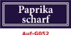 150 Stück Gewürzaufkleber Paprika scharf 40x16mm Produktbild-Vorschau 1