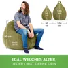 Green Bean® Indoor Sitzsack "Scoop" 90x110cm mit EPS Perlen Produktbild-Vorschau 4