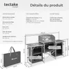 Table de cuisine de camping avec structure en aluminium 172 Voir les images du produit 6