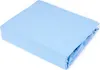 A folded light blue fitted sheet on a white background. Anteprima dell’immagine prodotto