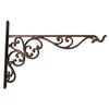 Wandhaken Gusseisen 35 cm antik braun stabil Gartenhaken Produktbild-Vorschau 2